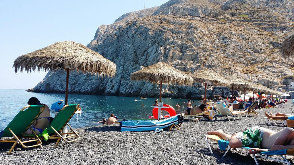 Apartmán Rodothea And Adams On The Beach, Santorini Monólithos Exteriér fotografie